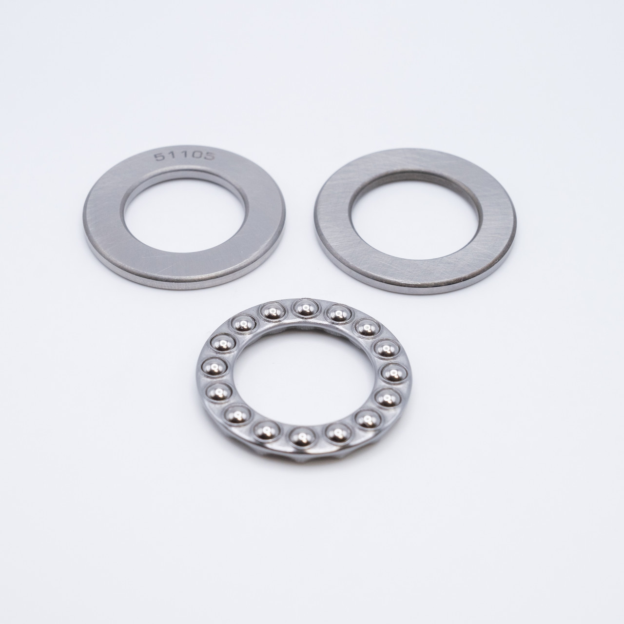 51204 Thrust Ball Bearing 20x40x14mm Disassembled Outer Race View