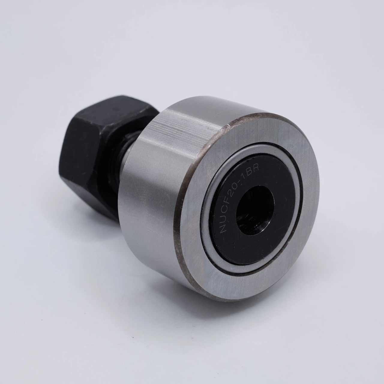 NUCF20-1BR Cam Follower 47x24x20mm Front Left Angled View