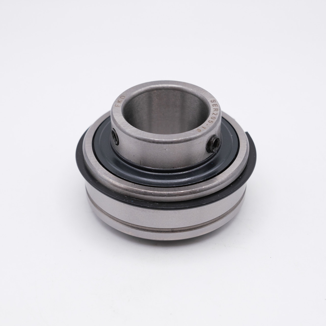 SER204 Insert Ball Bearing 20x47x30.96mm Flat View