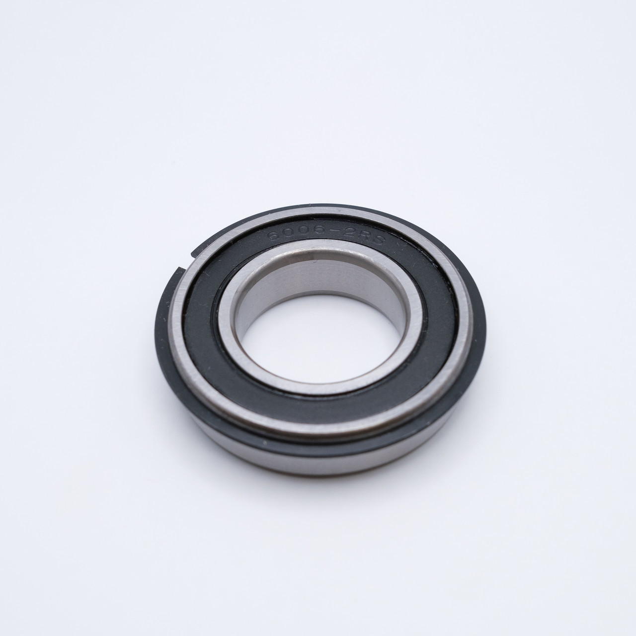 6309-2RSNR Ball Bearing 45x100x25mm Bottom View