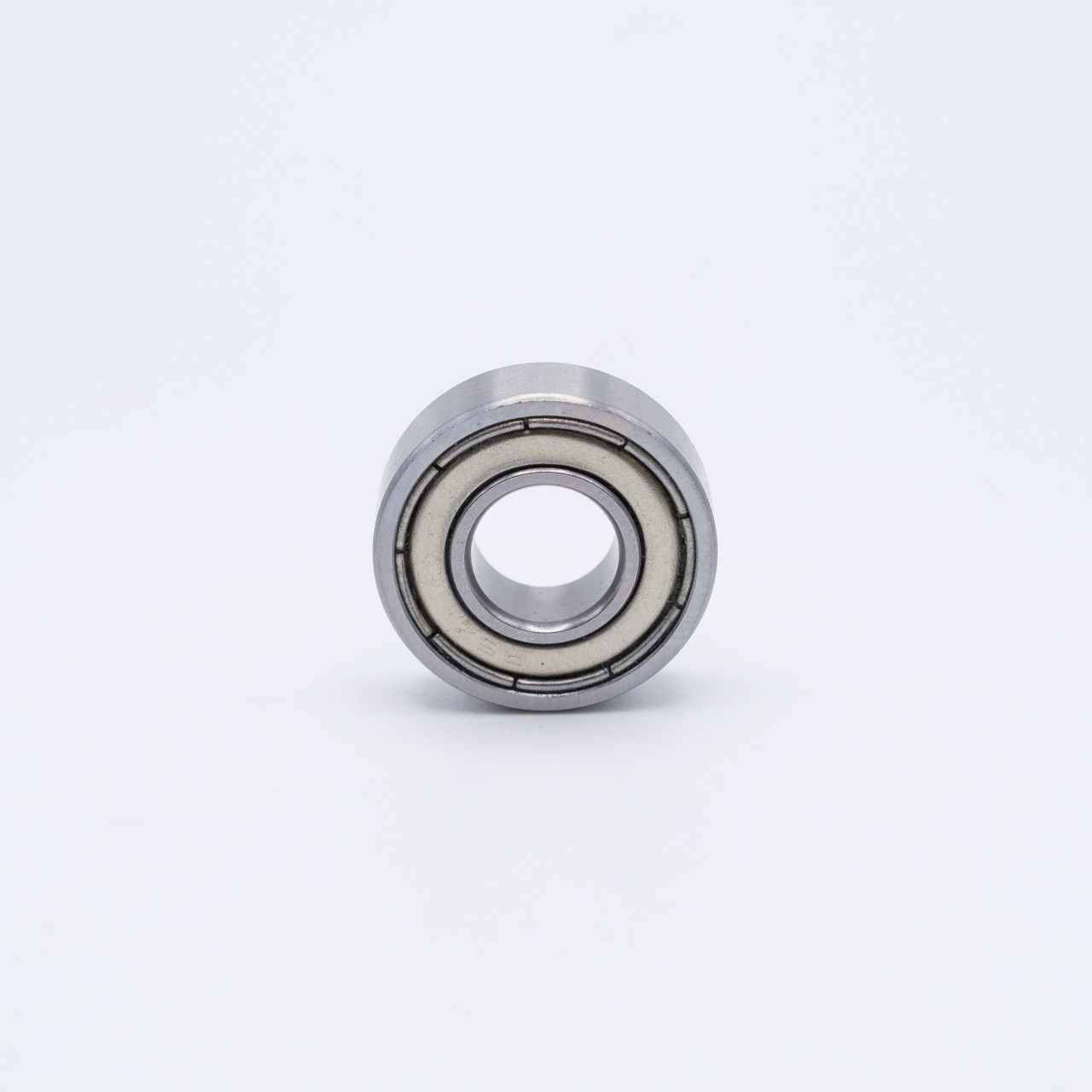 SR144-ZZEE Stainless Steel Extended Mini Ball Bearing 1/8x1/4x7/64 Flat View