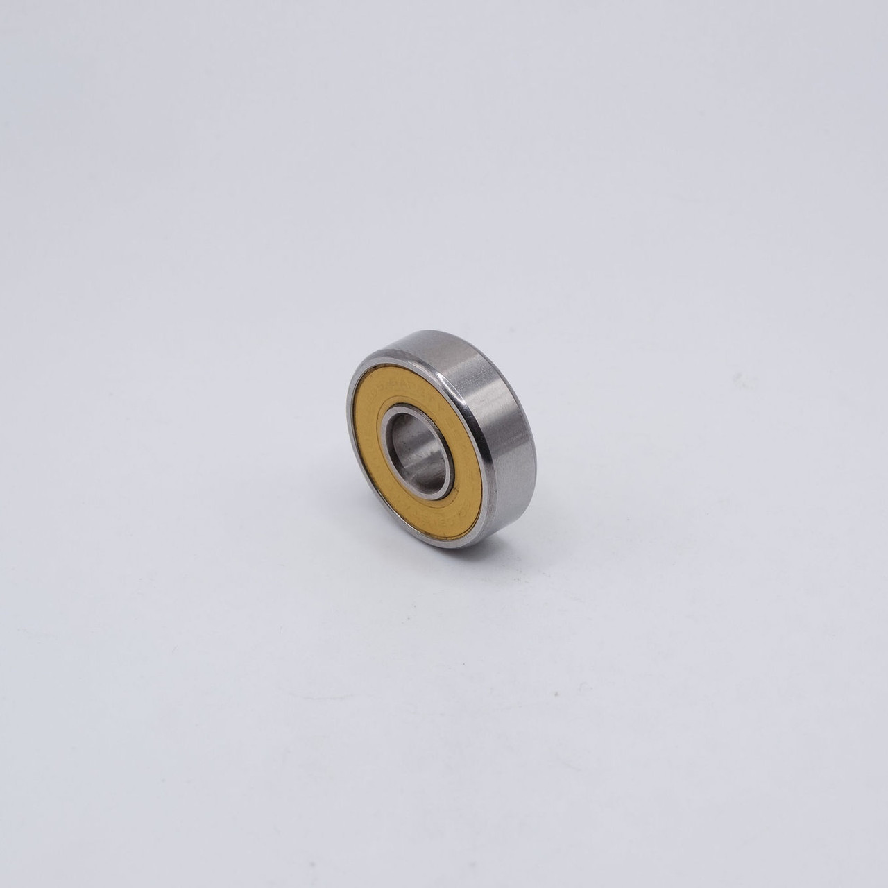 S608-2RZ-ABEC5 Miniature Ball Bearing 8x22x7mm Sealed Right Angled View