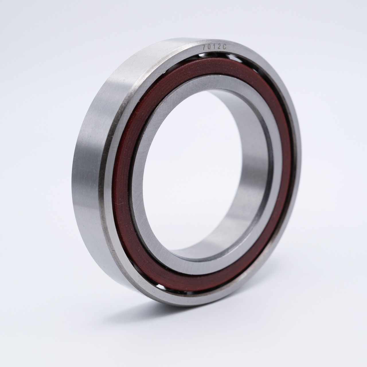 7309B Angular Contact Ball Bearing 45x100x25mm Left Angled View