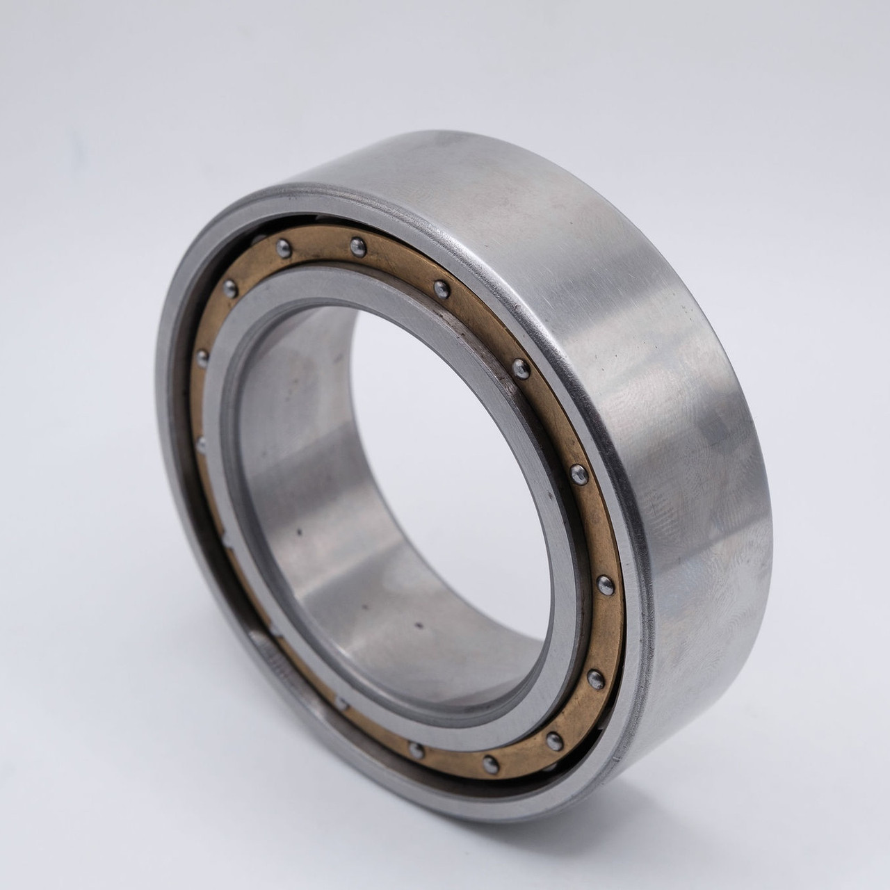 SL183010 Cylindrical Roller Bearing Brass Cage 50x80x23mm Right Angled View