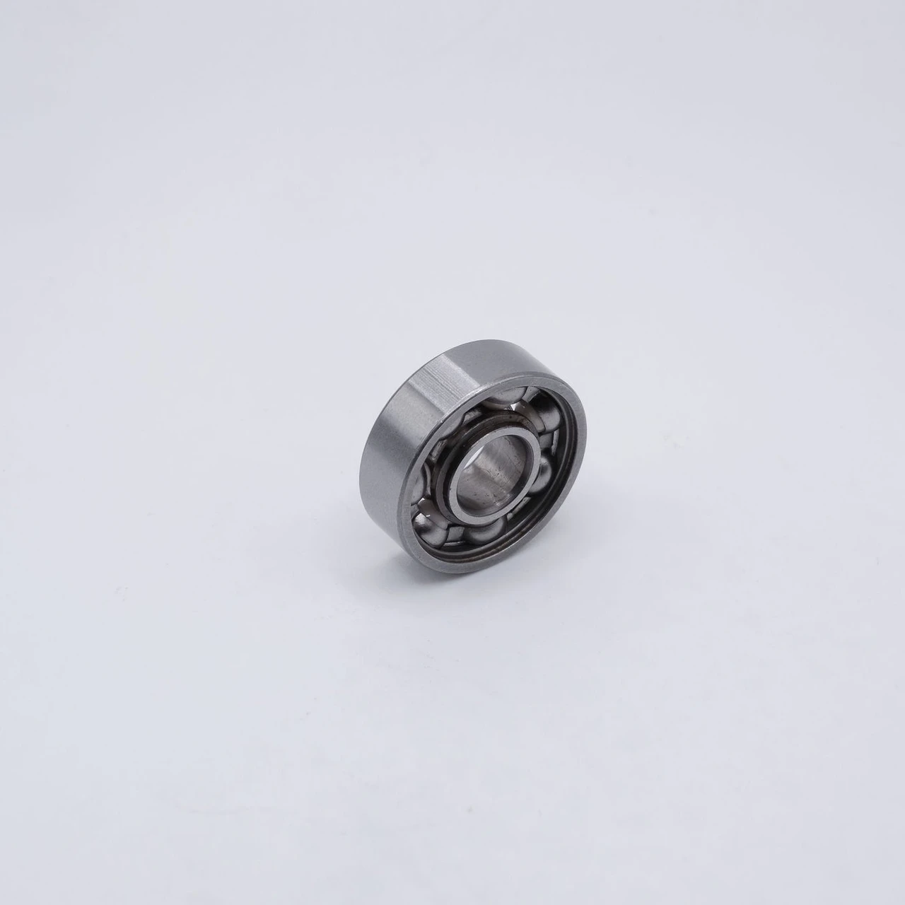 S608-C Stainless Steel Ceramic Ball Bearing 8x22x7mm Front Left Angled View