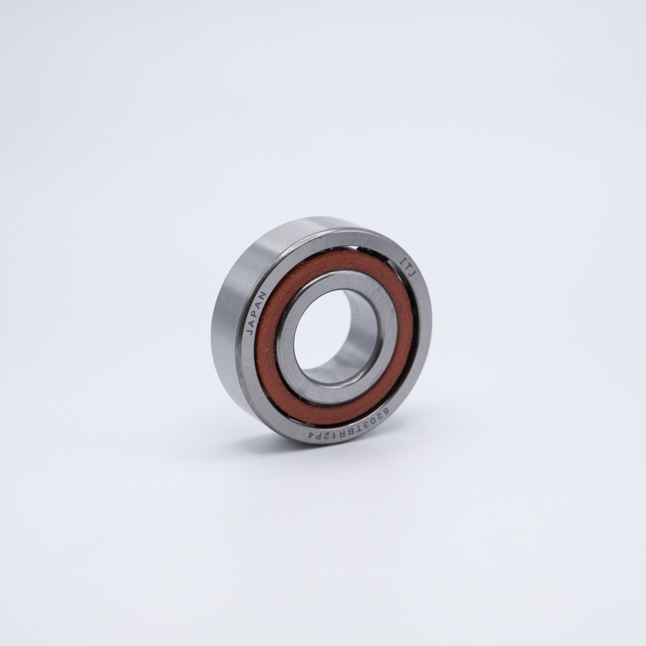 6203-TB-P63 Deep Groove Ball Bearing 17x40x12mm Front Left Angled View
