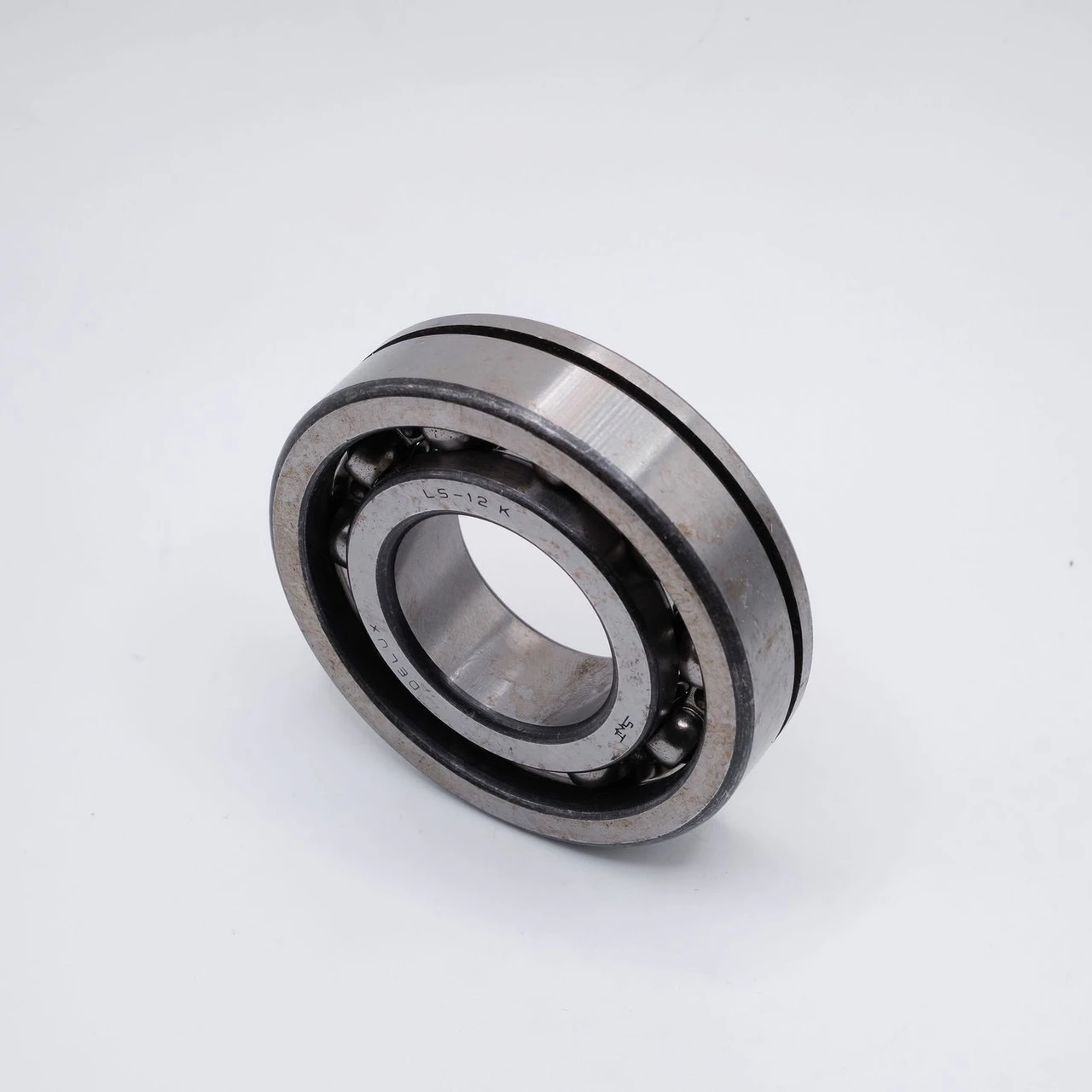 LS-12K Deep Groove Ball Bearing 1-1/4x1-3/4x11/16 Front Right Angled View