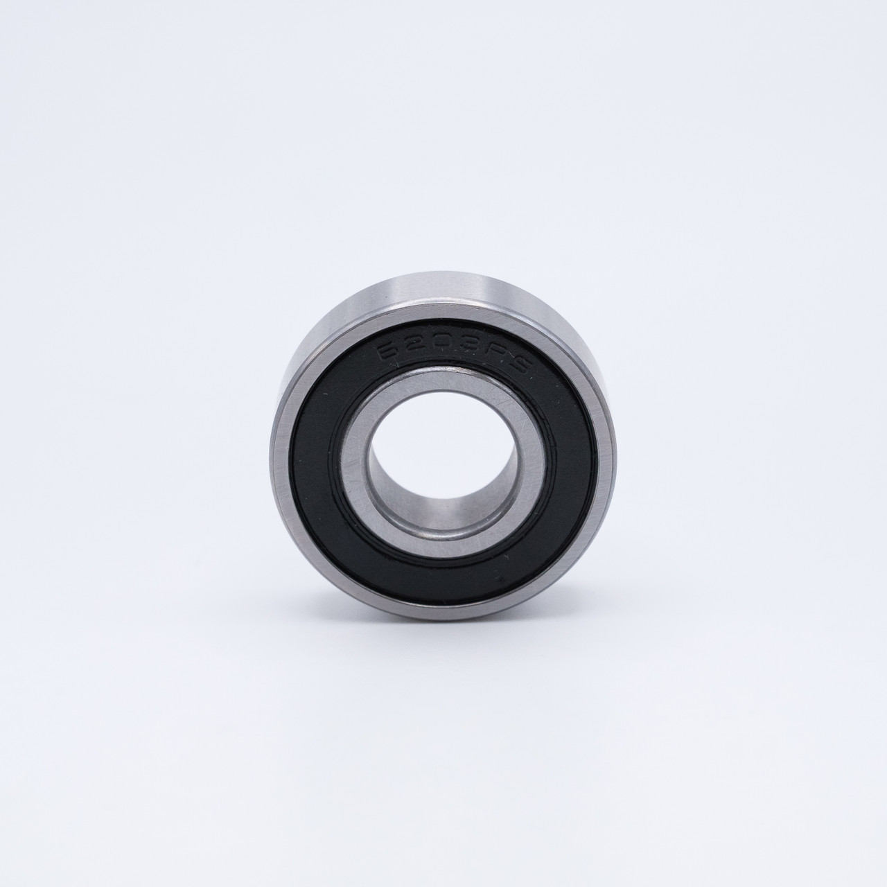 6201-2RS Sealed Ball Bearing 12x32x10mm Front View