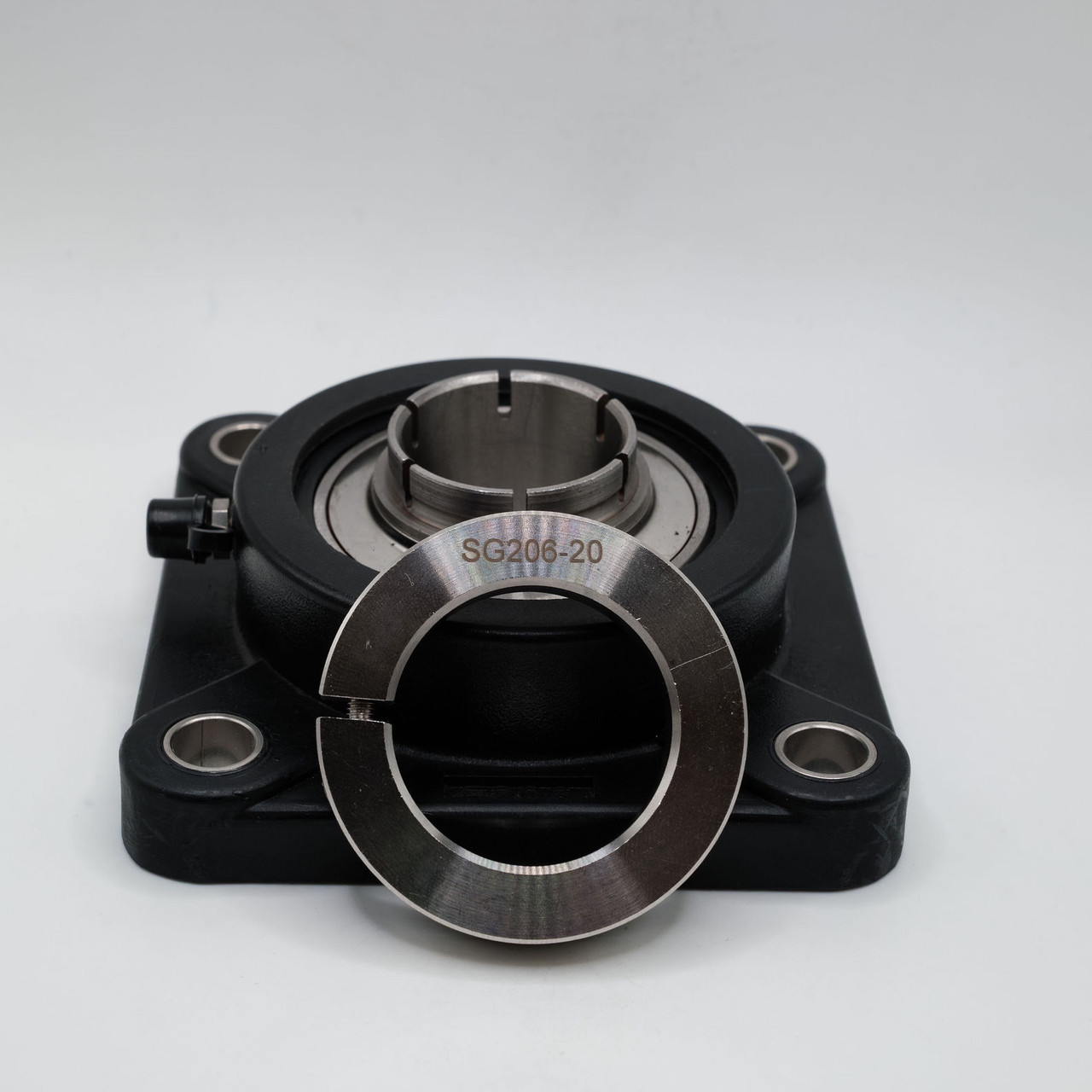 TP-SUEF204-12 4-Bolt Flange 3/4" Bore Side Collar View