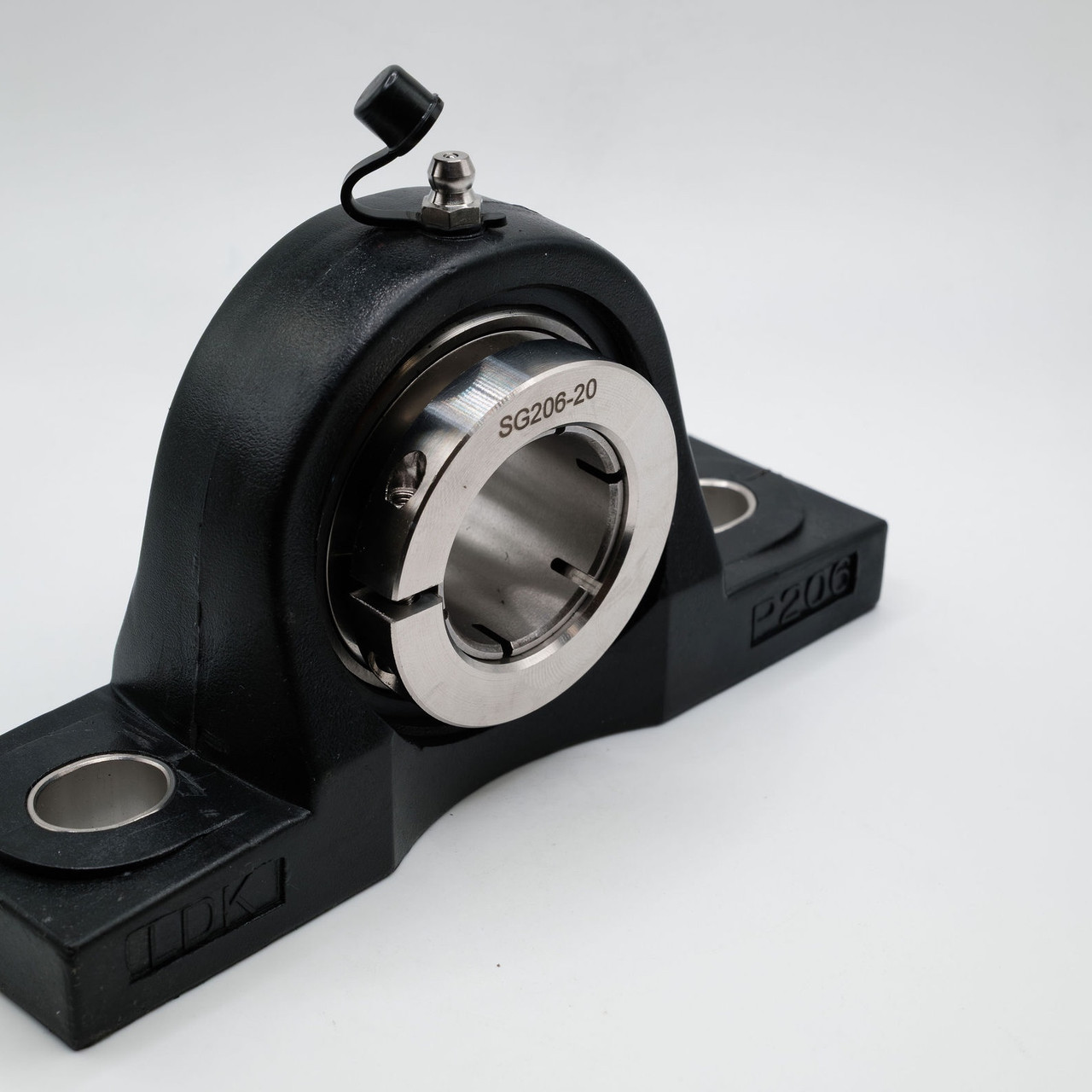 TP-SUEP206-20 Pillow Block Unit 1-1/4" Bore Front Left Angled View TP-SUEP206-20 Pillow Block Unit 1-1/4" Bore Front Left Angled View