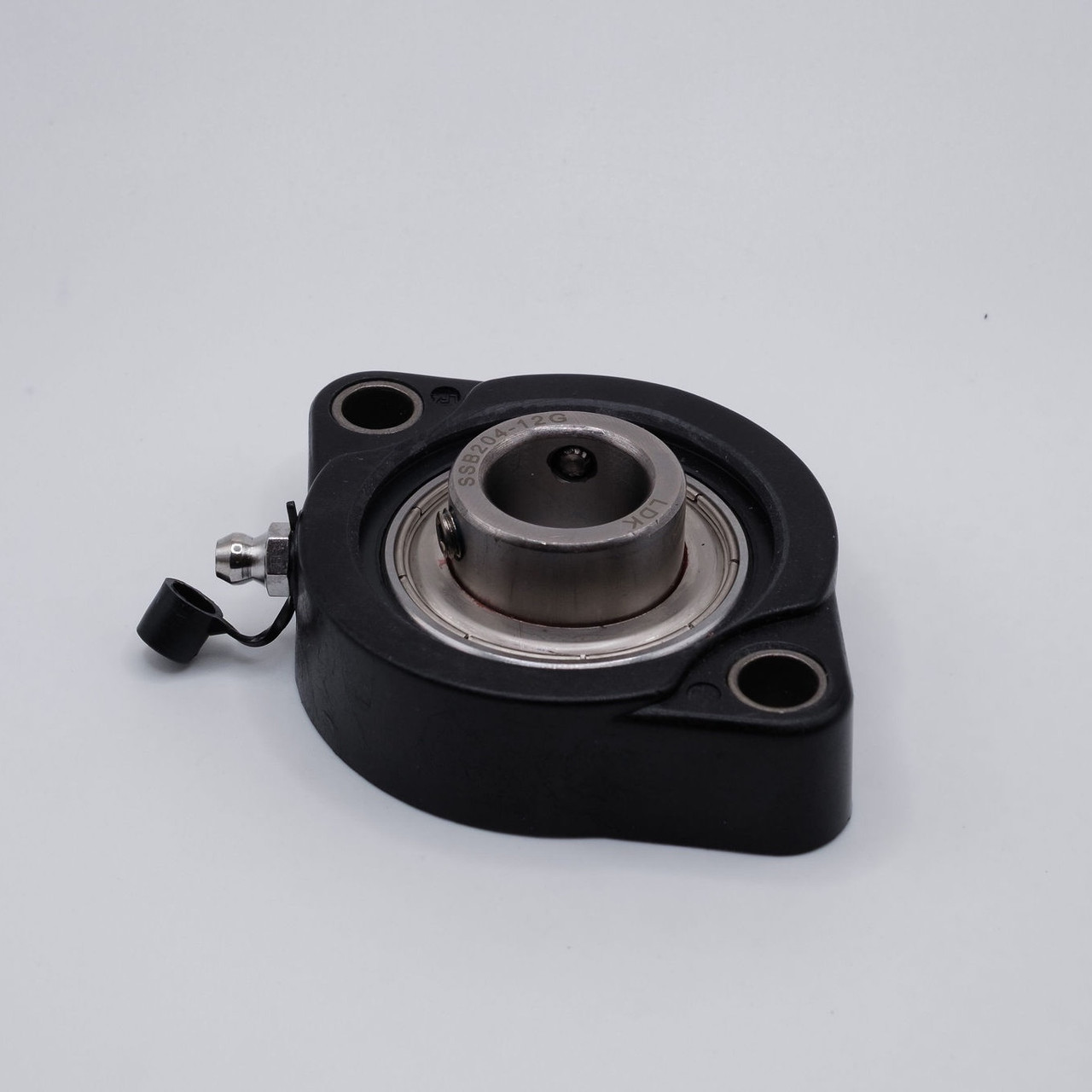 TP-SSBLF206-20 2-Bolt Flange Bearing 1-1/4" Bore Flat Right Angled View