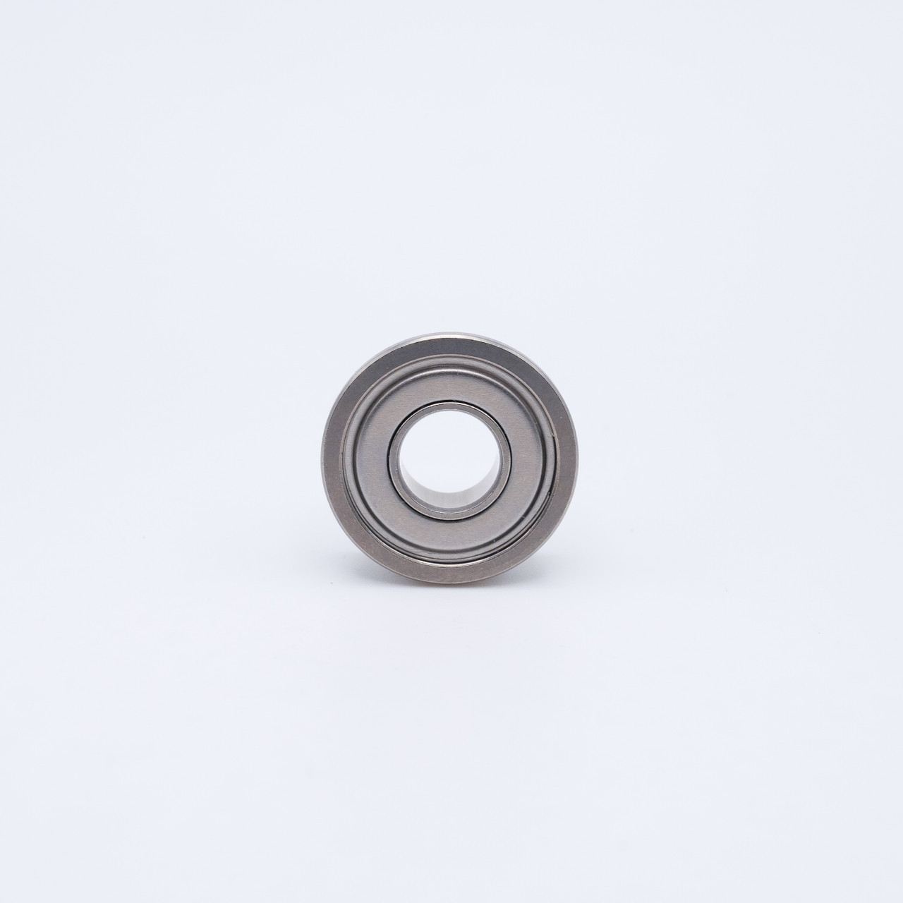 SFR188-ZZ Stainless Flanged Mini Ball Bearing 1/4x1/2x3/16 Front View