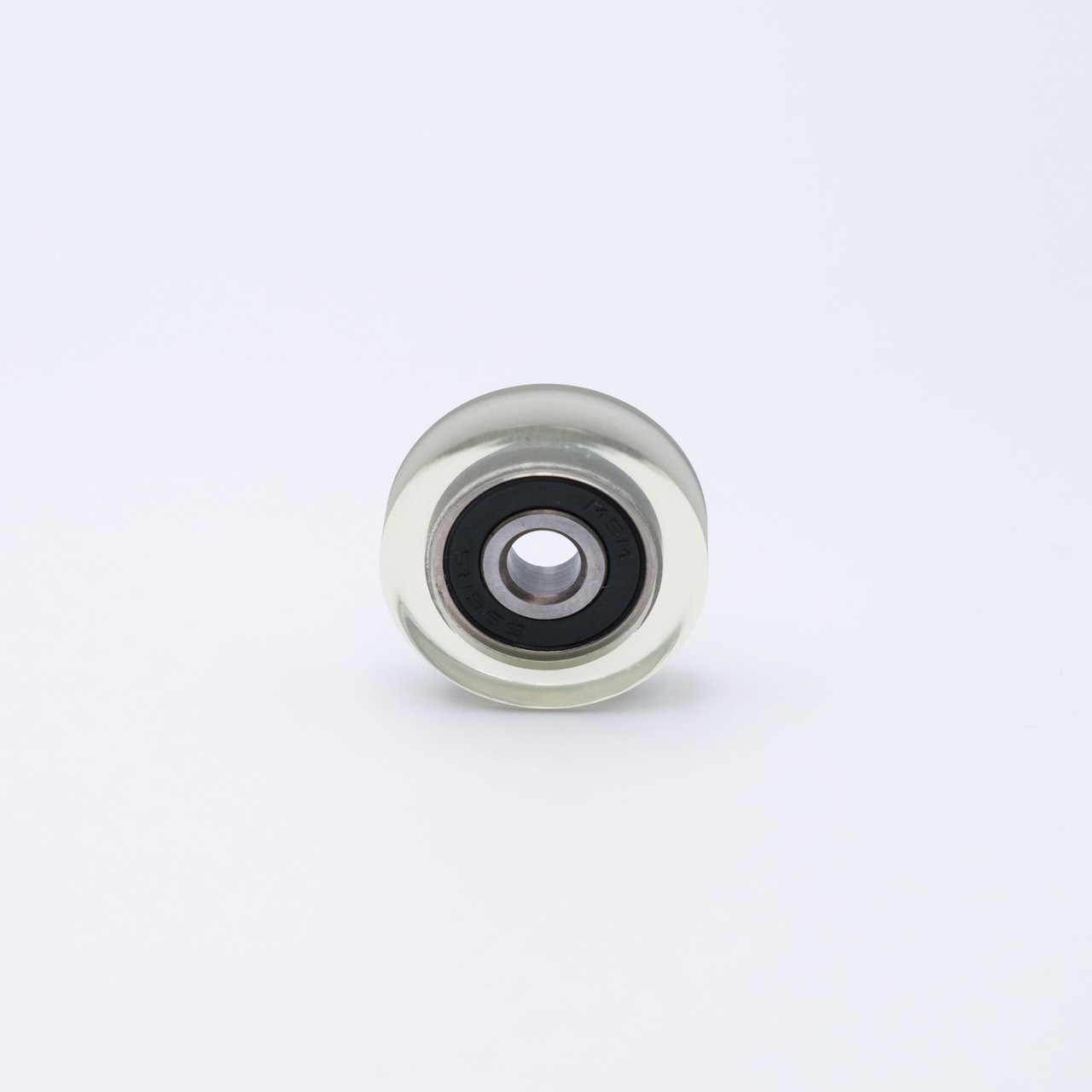 PU62626-8 Polyurethane Coated Bearing Wheel 6x26x8mm Flat View