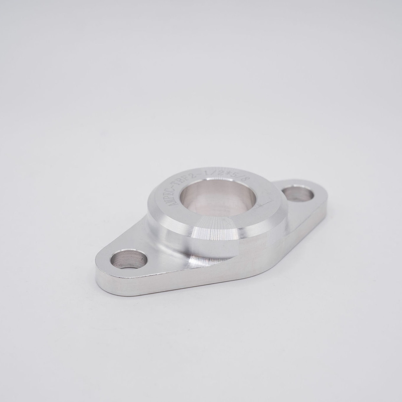 TBF1-1/4x3/8 2-Bolt Fixed Aluminum Housing Flat Left Angled View