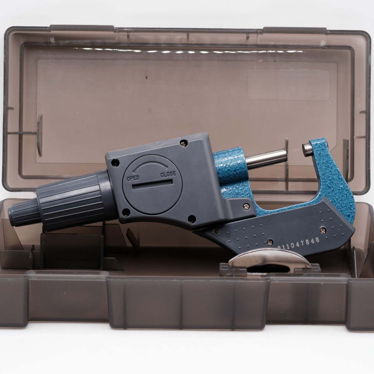 Electronic Digital Outer Diameter Micrometer 25mm Back Case View