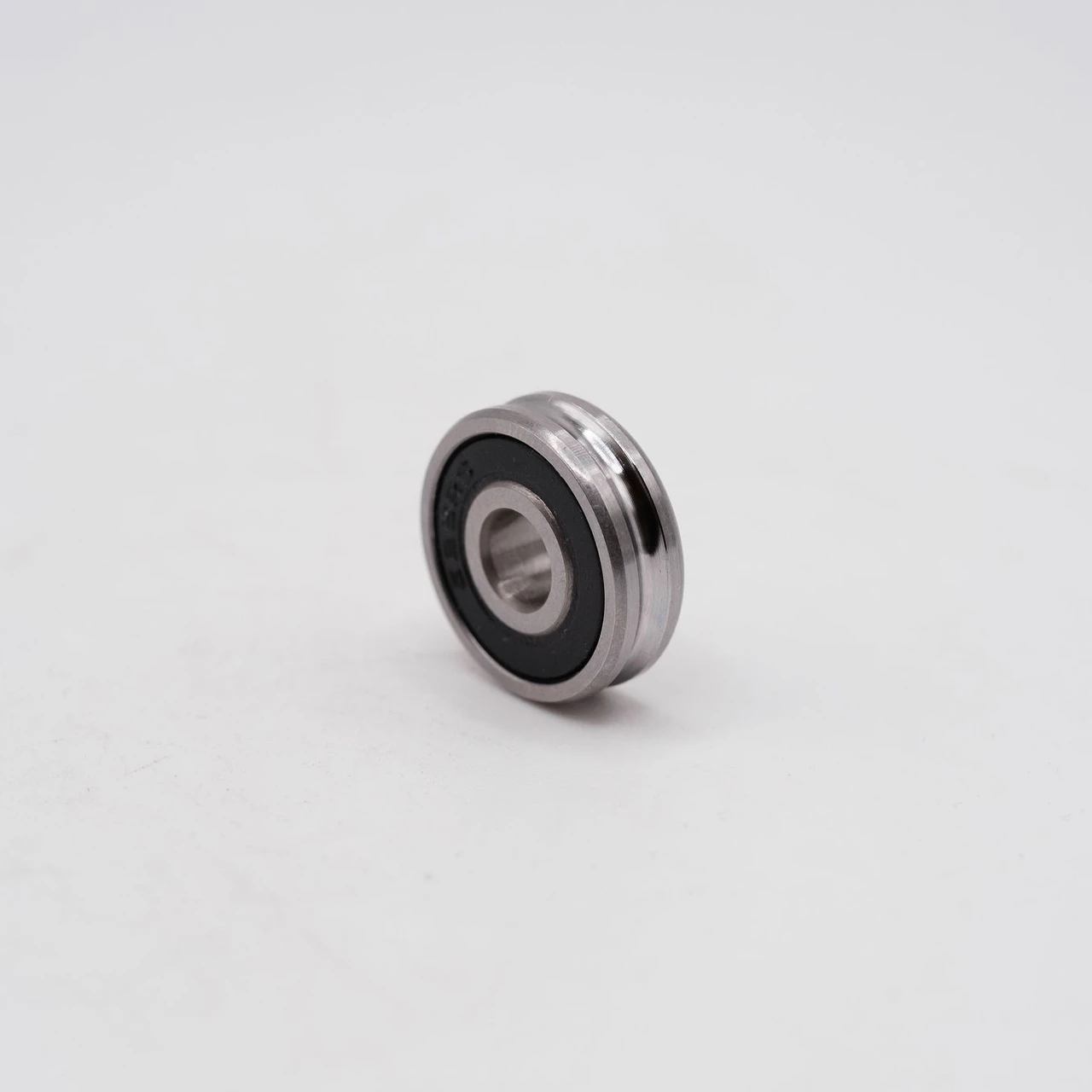 U624-2RS Mini Ball Bearing 4x13x7mm Sealed Right Angled View