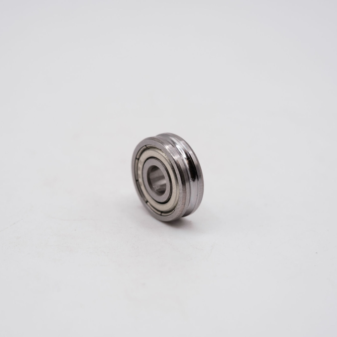 U608-ZZ U-Groove Ball Bearing 8x22x7mm Right Angled View