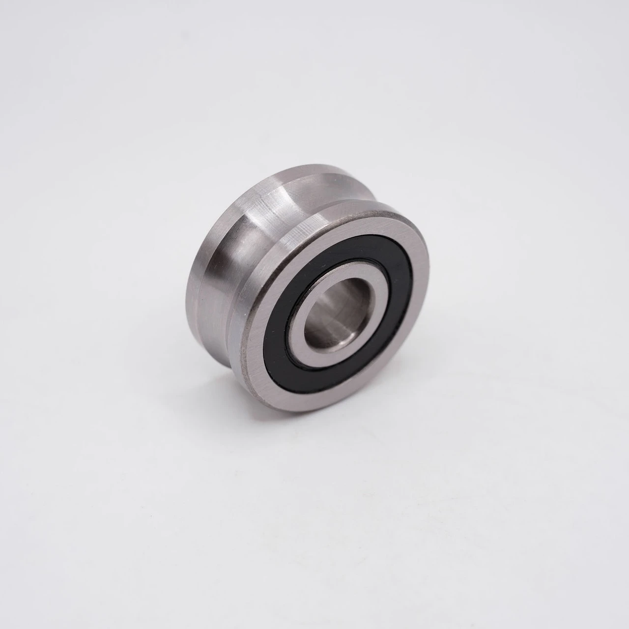 LFR5201-12NPP U-Groove Ball Bearing 12x35x15.9mm Left Angled View
