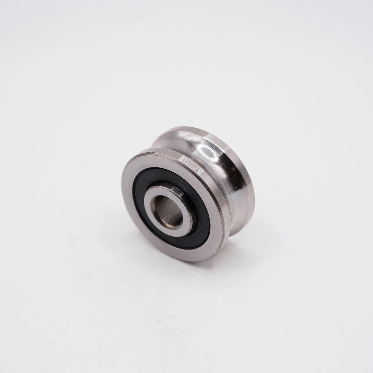 SG10U U-Groove Ball Bearing 4x13x6mm + 6.5mm Right Angled View