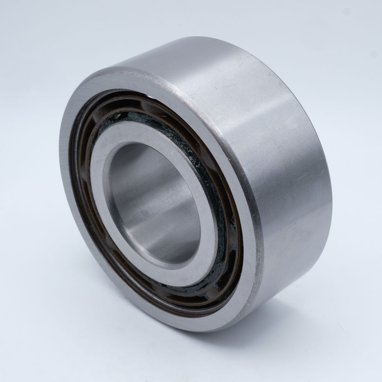 5203 Double Row Ball Bearing 17x40x17.5 Open Angled View