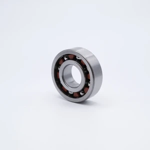 6306TBR12P4 Super Precision Ball Bearing 30x72x19 Angled View