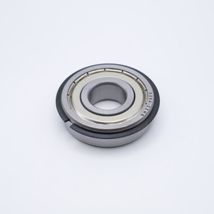 6308-ZZNR Ball Bearing 40x90x23 Back View