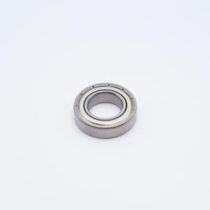 6905-ZZ Ball Bearing 25x42x9mm Flat View
