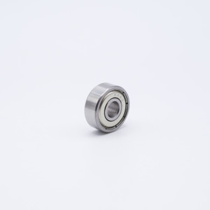 693-ZZ Mini Ball Bearing 3x8x4 Shielded Angled View