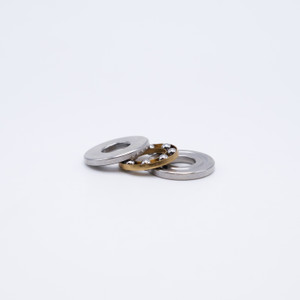 F6-14G Miniature Thrust Ball Bearing 6x14x5mm Layered Side View