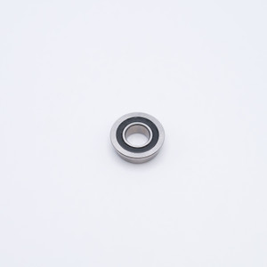 F687-2RS Miniature Flanged Ball Bearing 7x14x5mm Front View