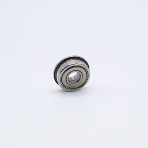 F687-ZZ Miniature Flanged Ball Bearing 7x14x5mm Side View