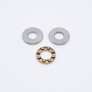 F7-17G Miniature Thrust Ball Bearing 7x17x6mm Separate Top View