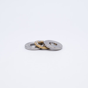 F8-19G Partical Thrust Ball Bearing Brass Cage 8x19x7mm Layered Side View