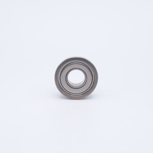 FR2-6-ZZ Flanged Miniature Ball Bearing 1/8x3/8x9/64 Front Bottom View