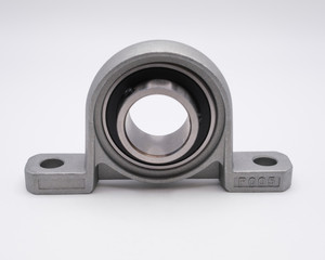 KP003 Mini Zinc Pillow Block Bearing Front View