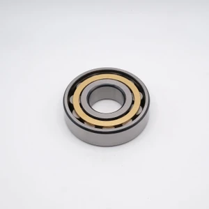 N207EM Cylindrical Roller Bearing Brass Cage 35x72x17 Top View
