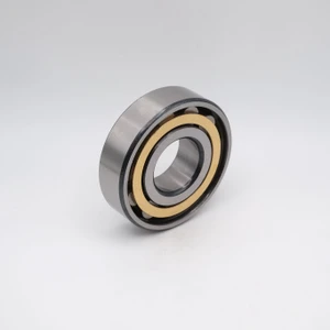 NU207E Cylindrical Roller Bearing Steel Cage 35x72x17 Angled View