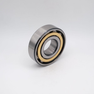 NU305M Cylindrical Roller Bearing Brass Cage 25x62x17 Angled View