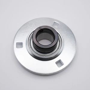 3/4 bore SAPF204-12 Press Steel 3 Bolt Flange Ball Bearing FHPFR204-12 Front View