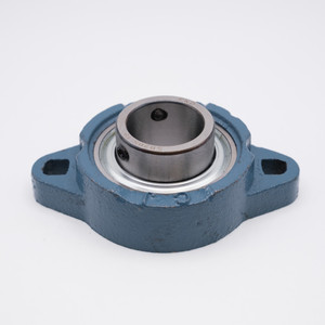SBFTD201-8 Oval Ductile Flange Bearing Front View