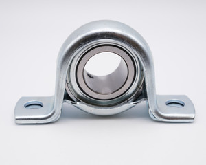 SBPP205-15 Press Steel Set Screw Pillow Block Bearing Back View