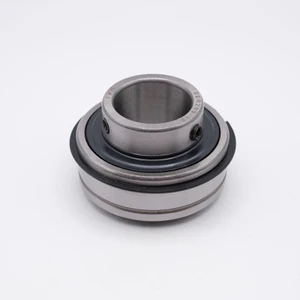 SER205 Insert Ball Bearing 25x52x19mm Standing Side View
