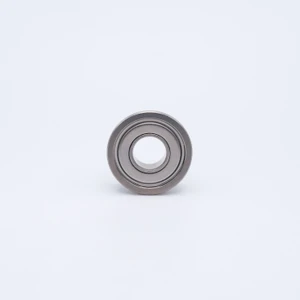 SFR168-ZZ Stainless Steel Flanged Mini Ball Bearing 1/4x3/8x1/8 Top View