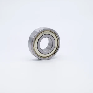 SR166-ZZ Stainless Steel Ball Bearing 3/16x3/8x1/8 Angled View