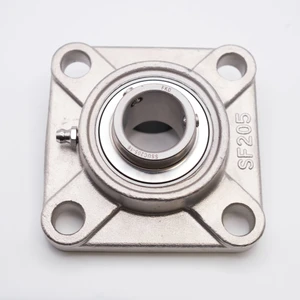SUCSF201-8 Stainless Steel 4 Bolt Flange Shaft Size 1/2 Top View