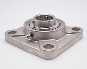 SUCSF206-17 Stainless Steel 4 Bolt Flange Shaft Size 1-1/16" Side View