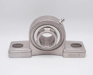 SUCSP205 Stainless Steel Pillow Block Front View
