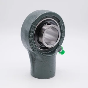 UCHA207-21 Conveyor Hanger Unit w/ Set Screw Ball Bearing Shaft Size 1-5/16 Angled View