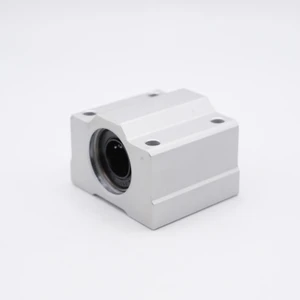 SMA10UU Pillow Case Linear Bearing 10mm Bore Angled View