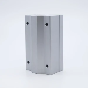 SMA10WUU Double Pillow Block Linear Bearing 10x40x26mm Top Right View